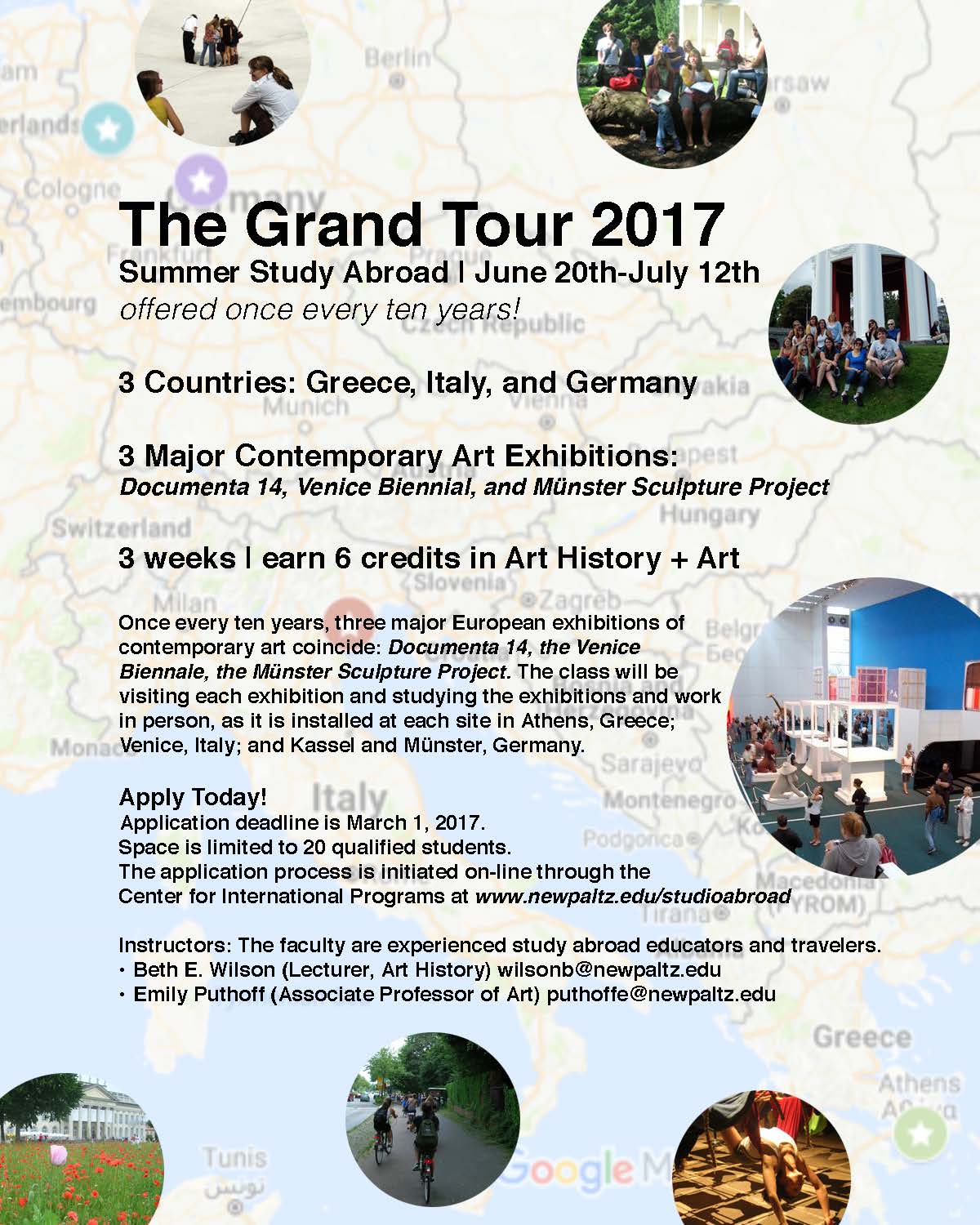 Art and Art History study abroad program information for Summer 2017
