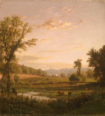 Hubbard, Richard William, Landscape w Cows